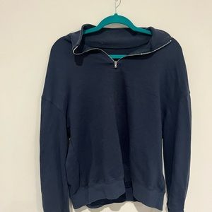 navy quarter zip